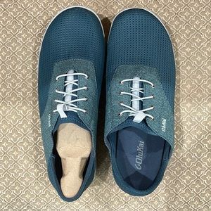OluKai Nohea Moku Men’s No Tie Boat Shoes